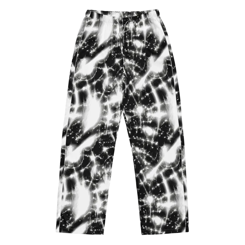 Electric Nightfall on Women's Pajama Pants — Front