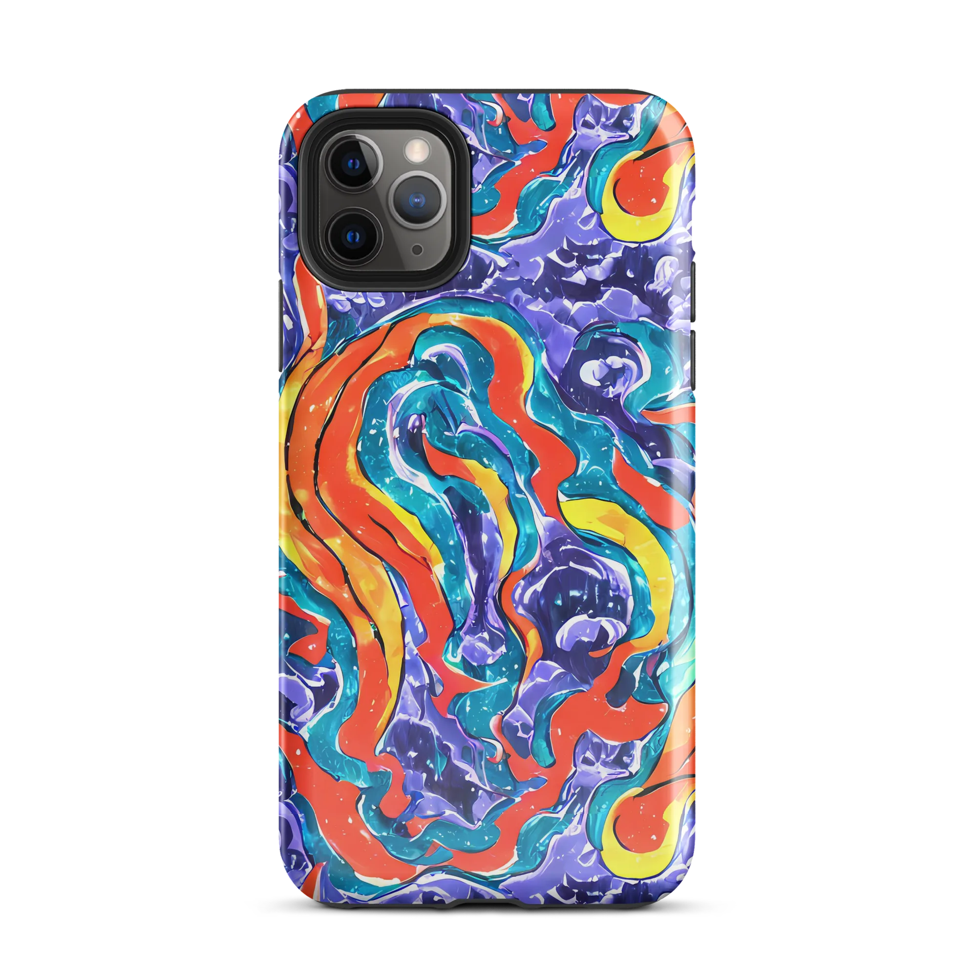 Galactic Waves on Tough Case for iPhone® — Front