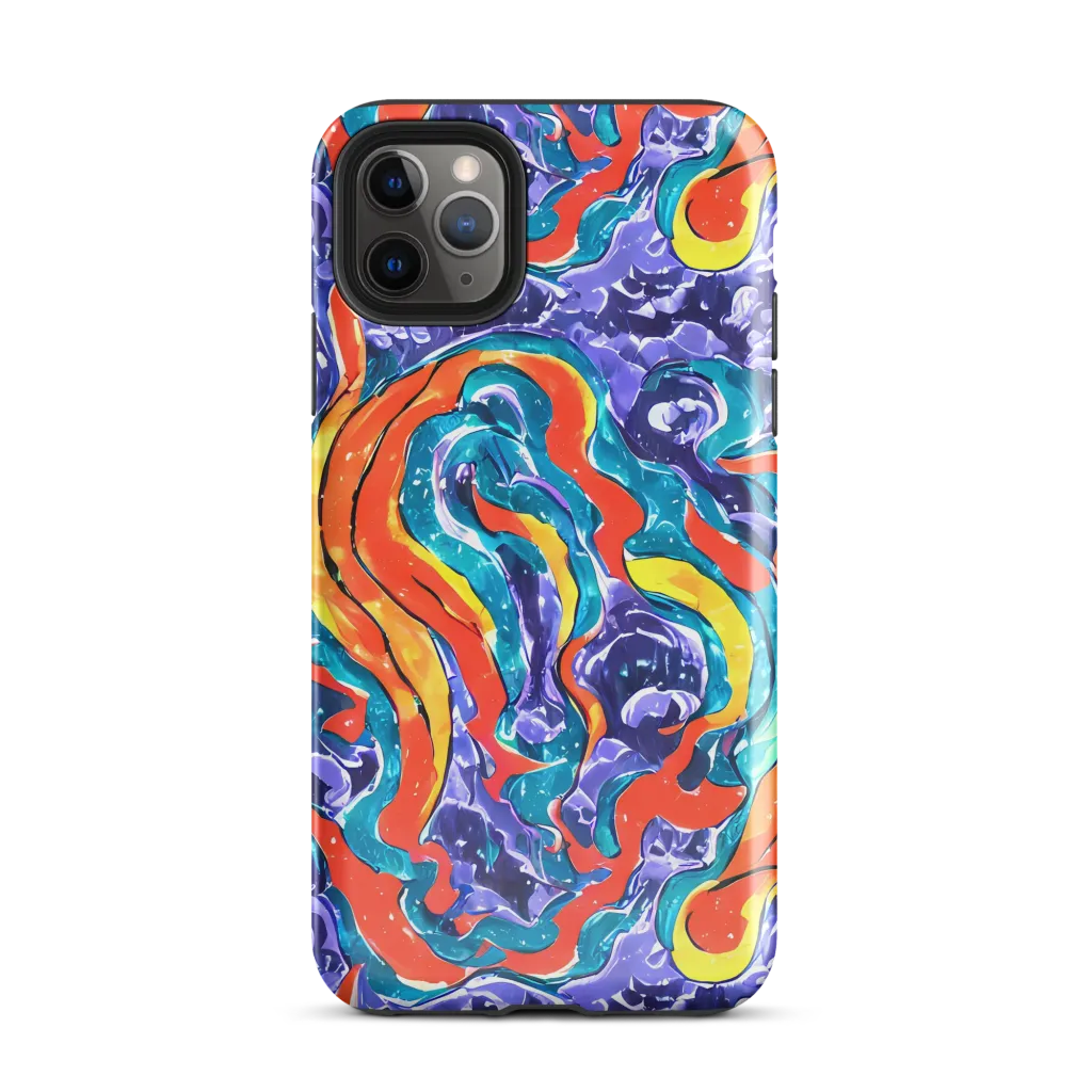 Galactic Waves on Tough Case for iPhone® — Front