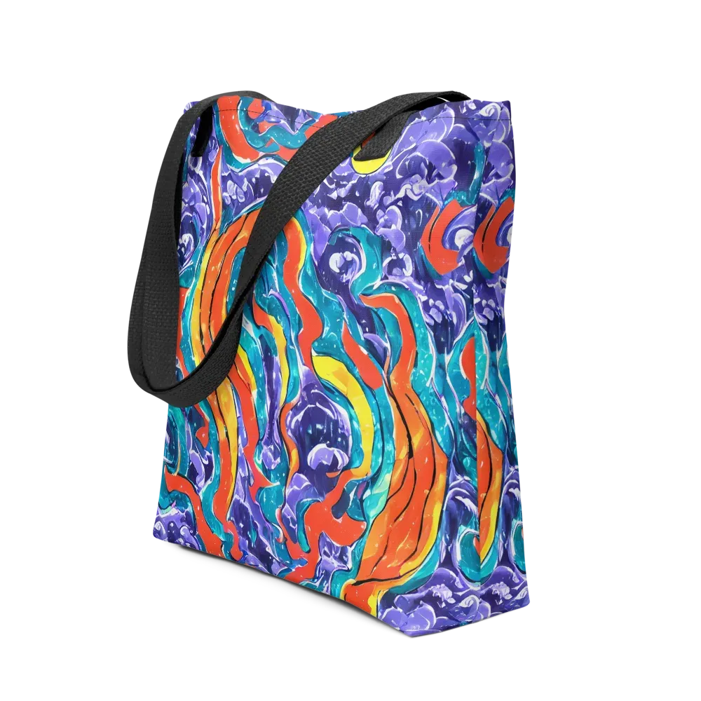 Galactic Waves on Tote Bag — Front