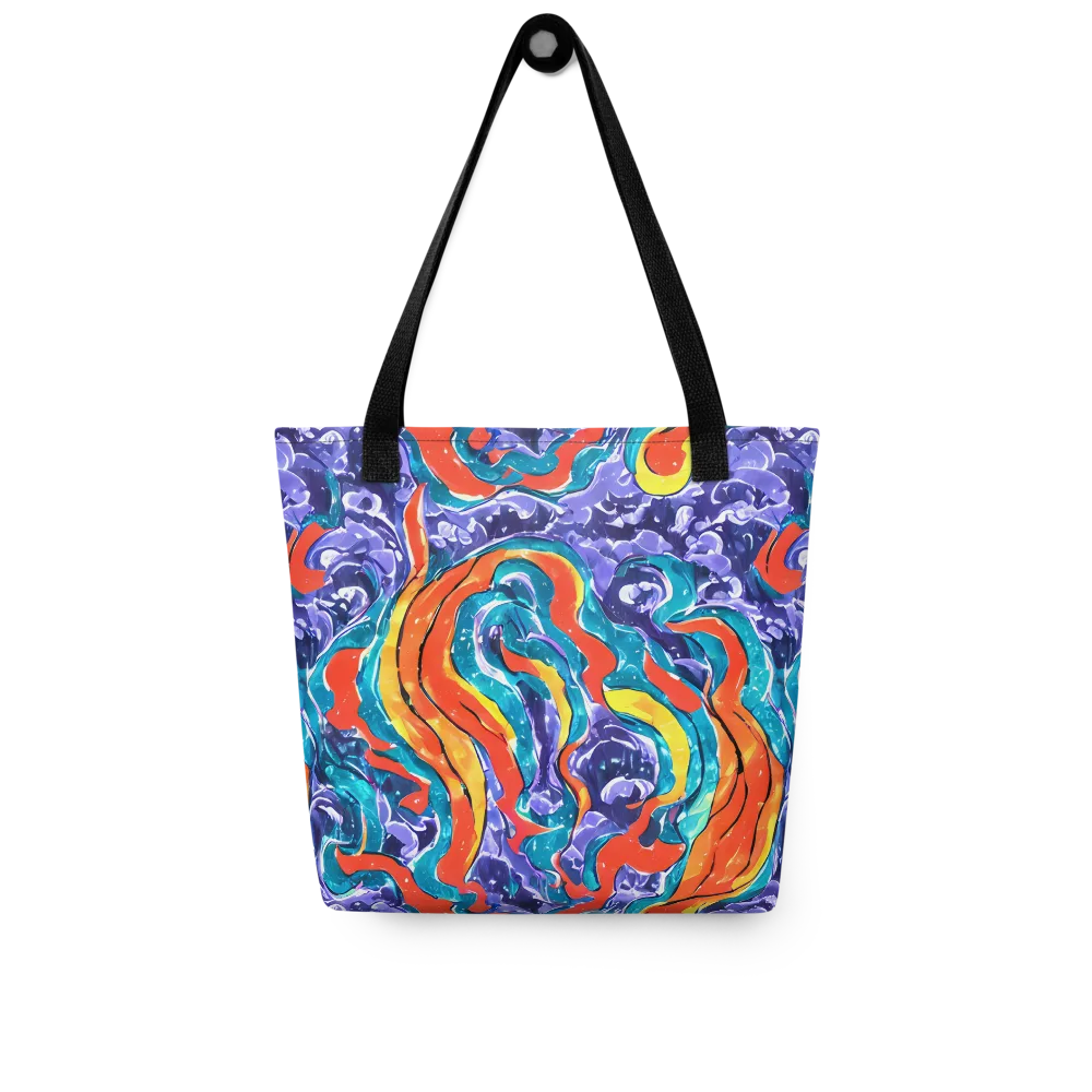 Galactic Waves on Tote Bag — Front