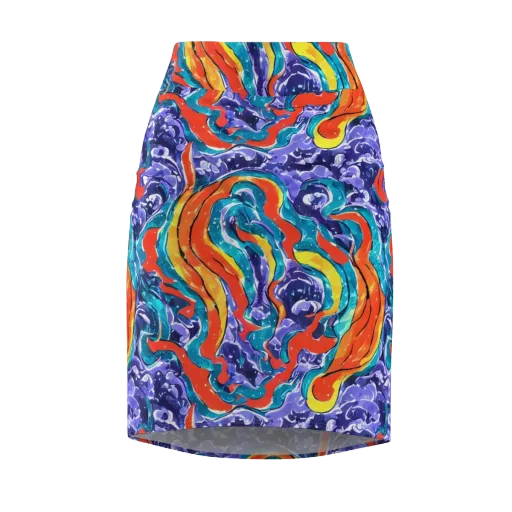 Galactic Waves on a Pencil Skirt