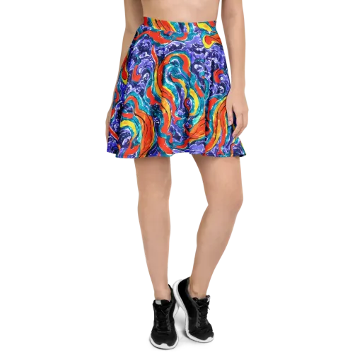 Galactic Waves on a Skater Skirt