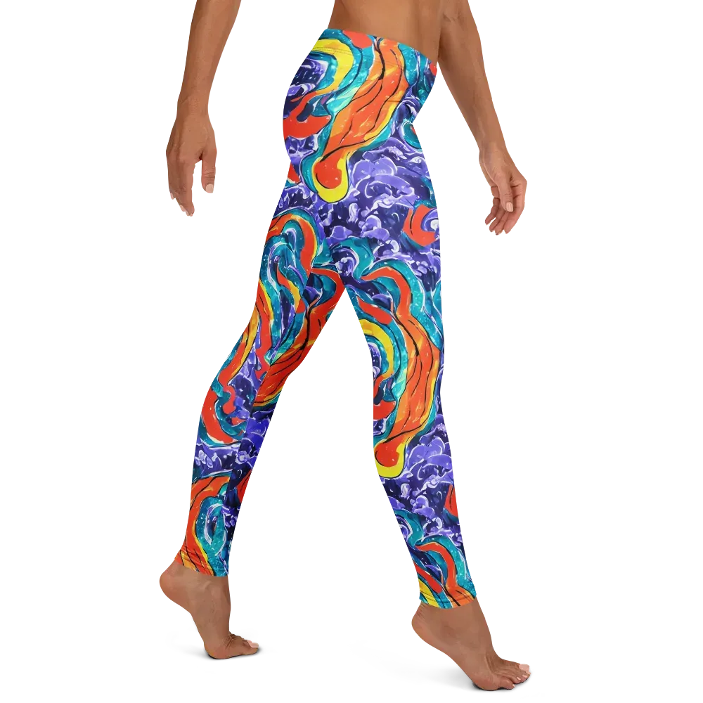 Galactic Waves on Leggings — Right