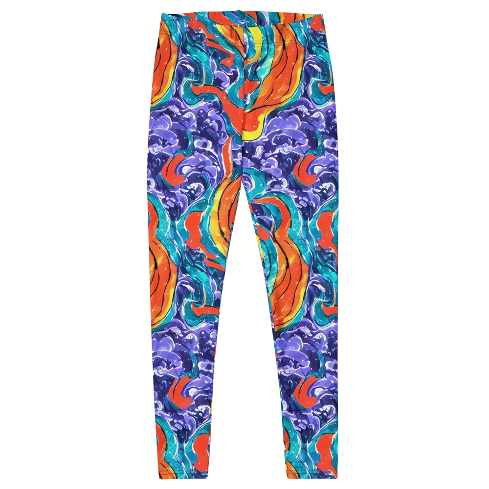 Galactic Waves on Leggings — Front