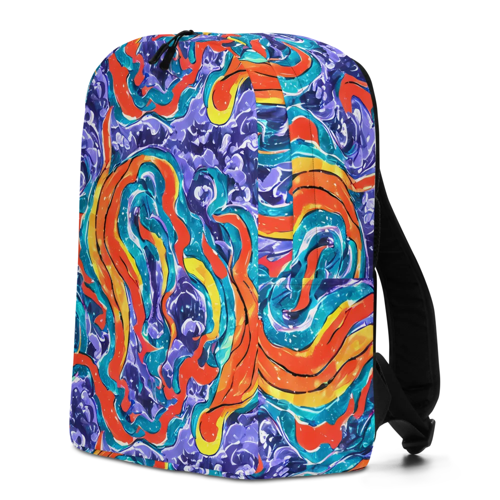 Galactic Waves on Minimalist Backpack — Left