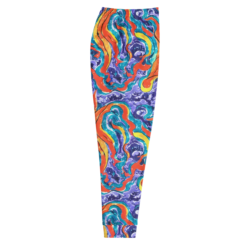 Galactic Waves on Men's Joggers — Right