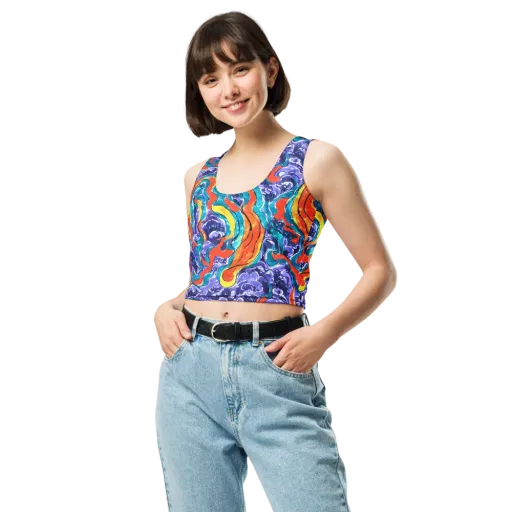 Galactic Waves on a Crop Top