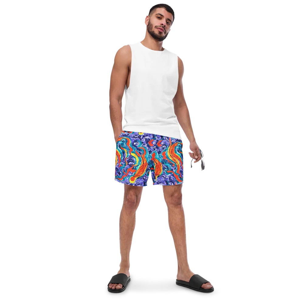 Galactic Waves on Swim Trunks — Front
