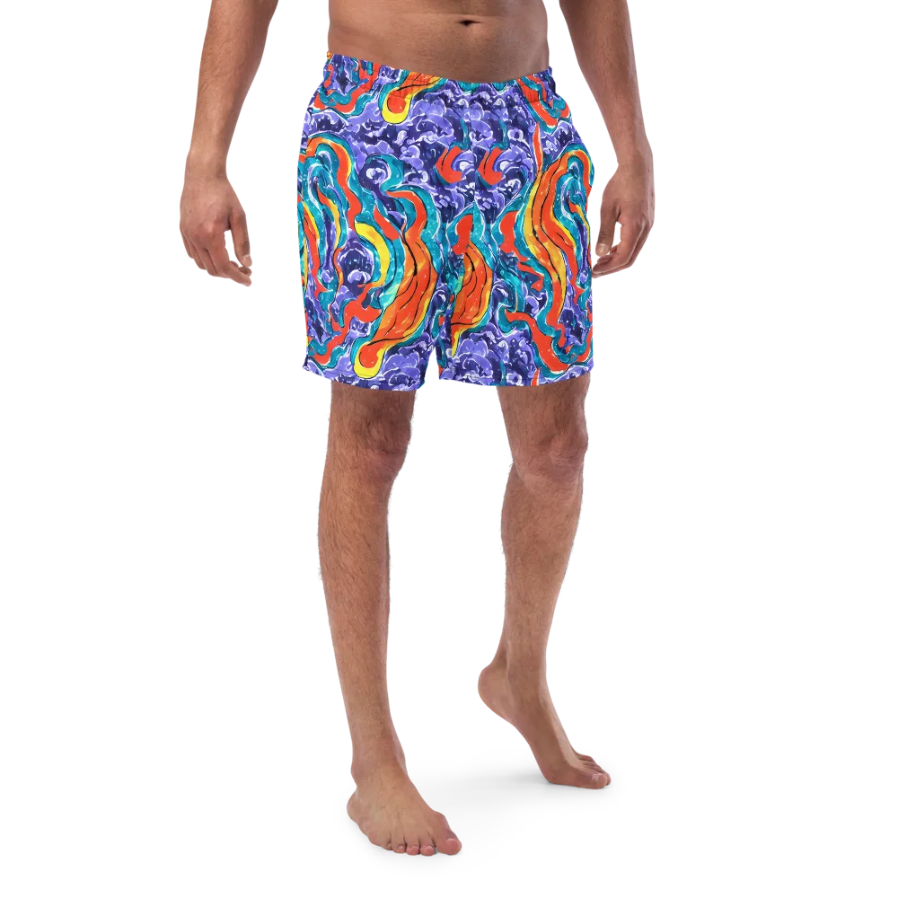 Galactic Waves on Swim Trunks — Front