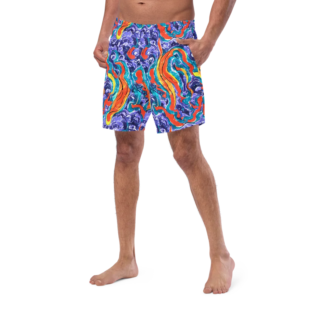Galactic Waves on Swim Trunks — Left Front
