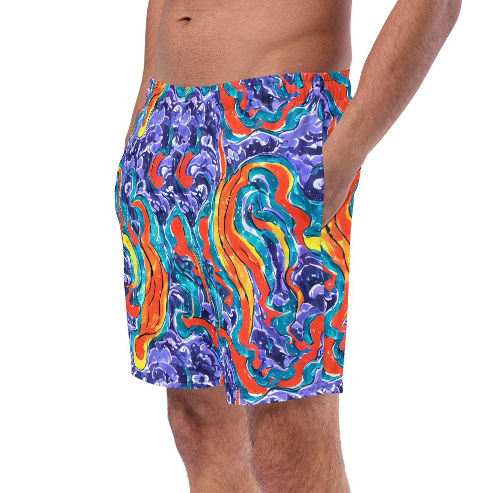 Galactic Waves on Swim Trunks — Left Front