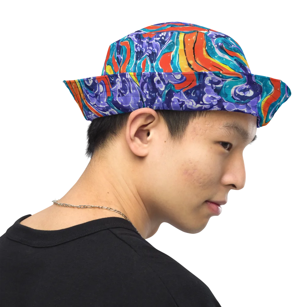 Galactic Waves on Reversible Bucket Hat — Right Outside