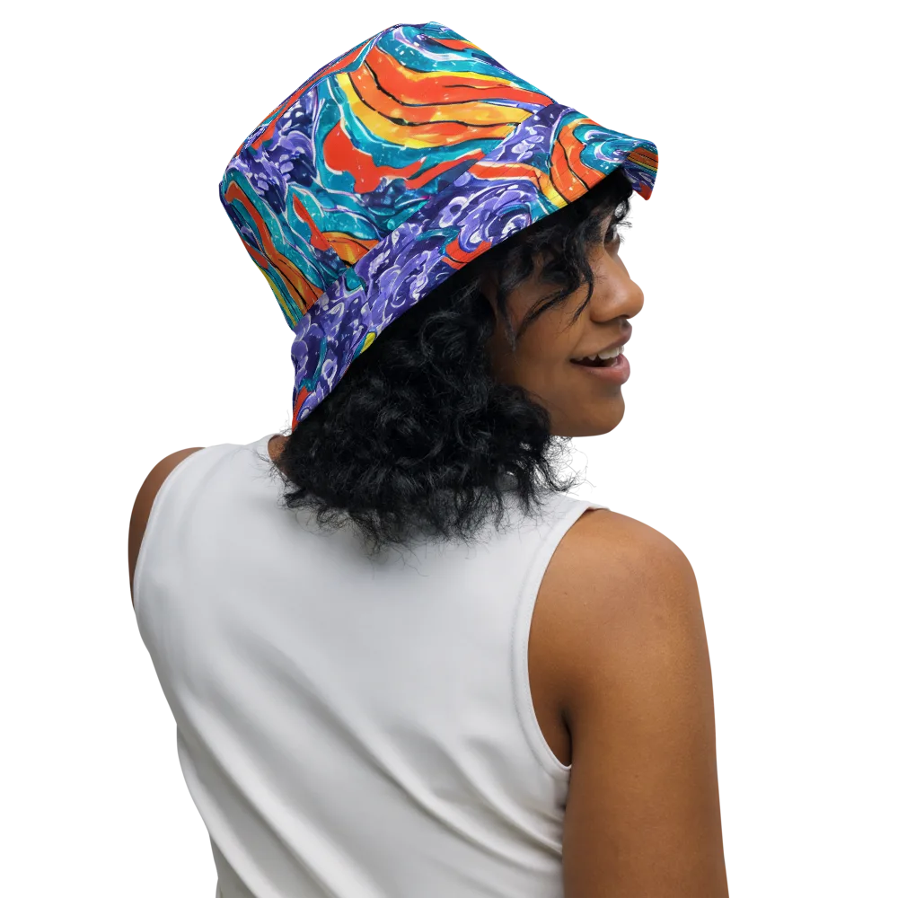 Galactic Waves on Reversible Bucket Hat — Right Outside