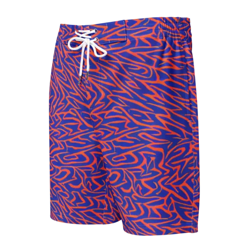 Sapphire Swirl on a Men's Board Shorts