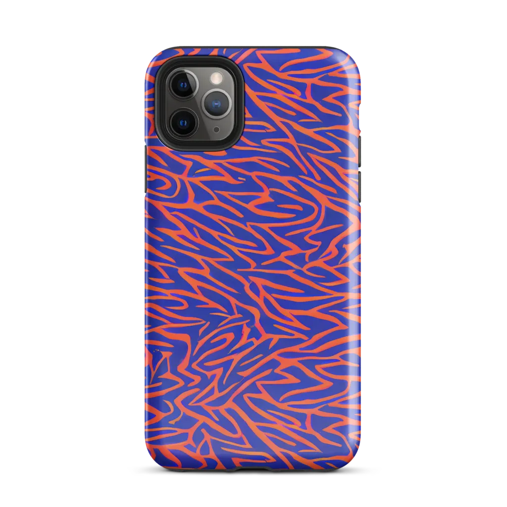 Sapphire Swirl on Tough Case for iPhone® — Front