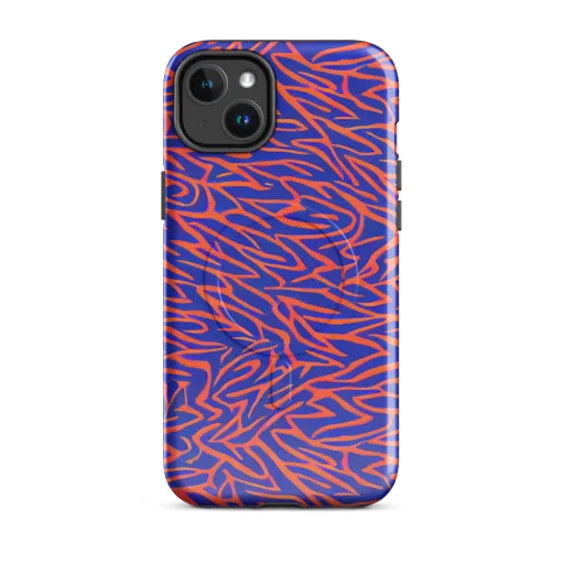 Sapphire Swirl on a MagSafe Tough Case for iPhone®