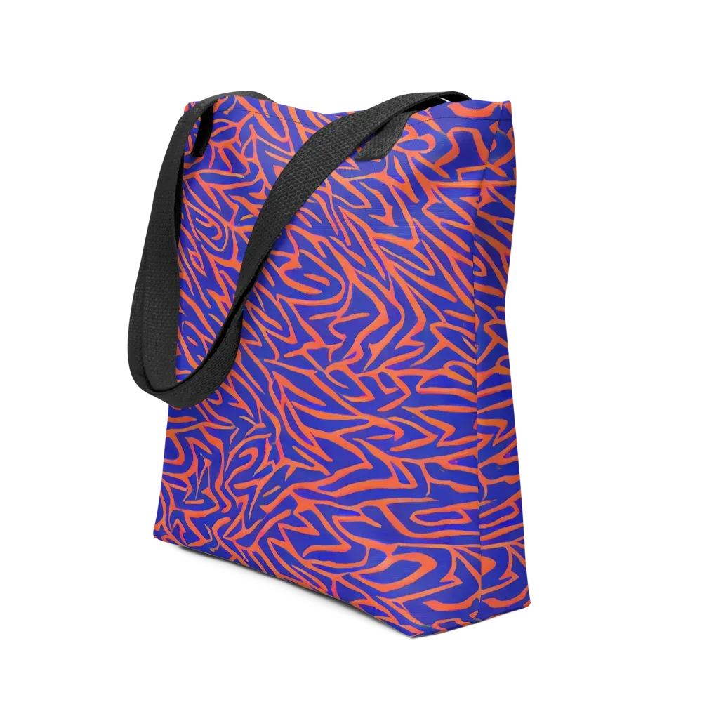 Sapphire Swirl on Tote Bag — Front