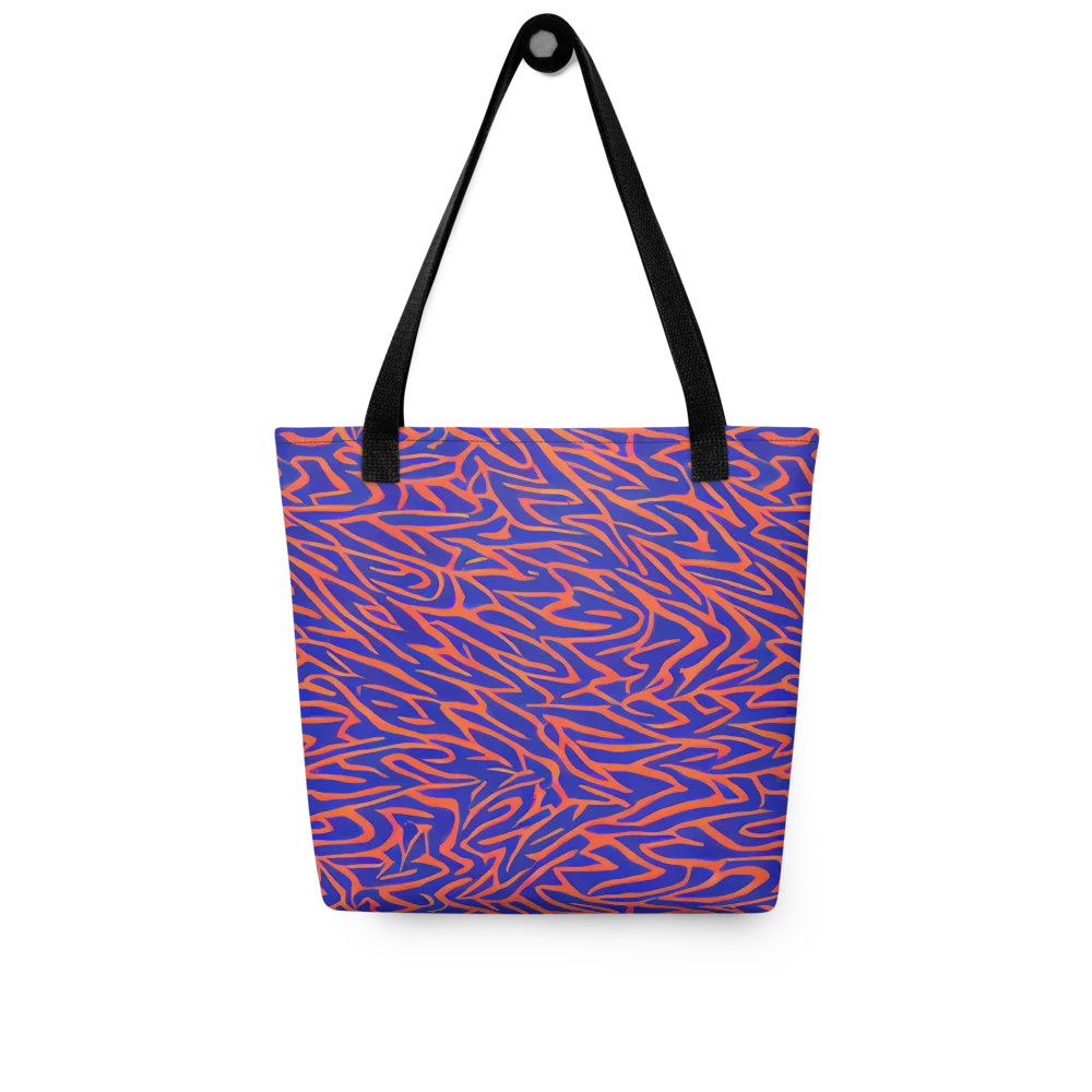 Sapphire Swirl on Tote Bag — Front