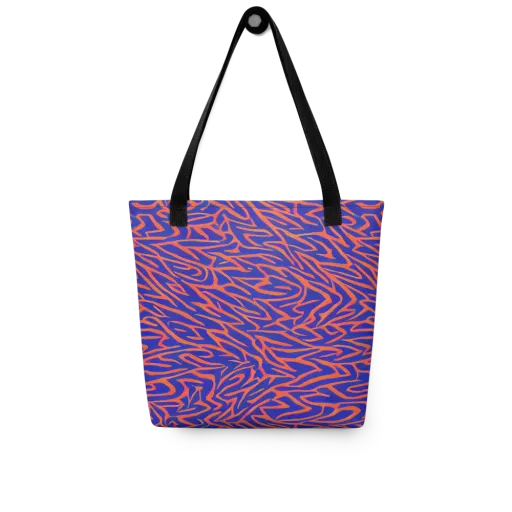 Sapphire Swirl on a Tote Bag