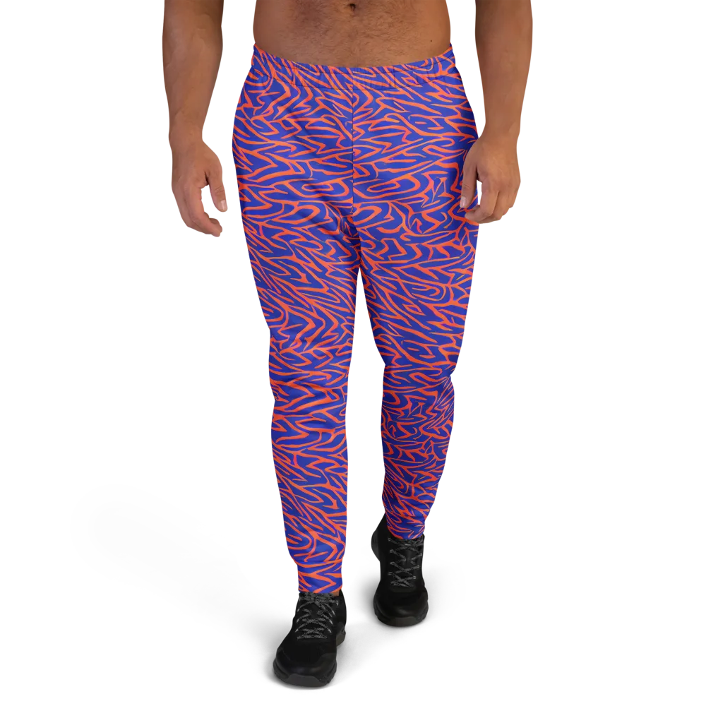 Sapphire Swirl on Men's Joggers — Front