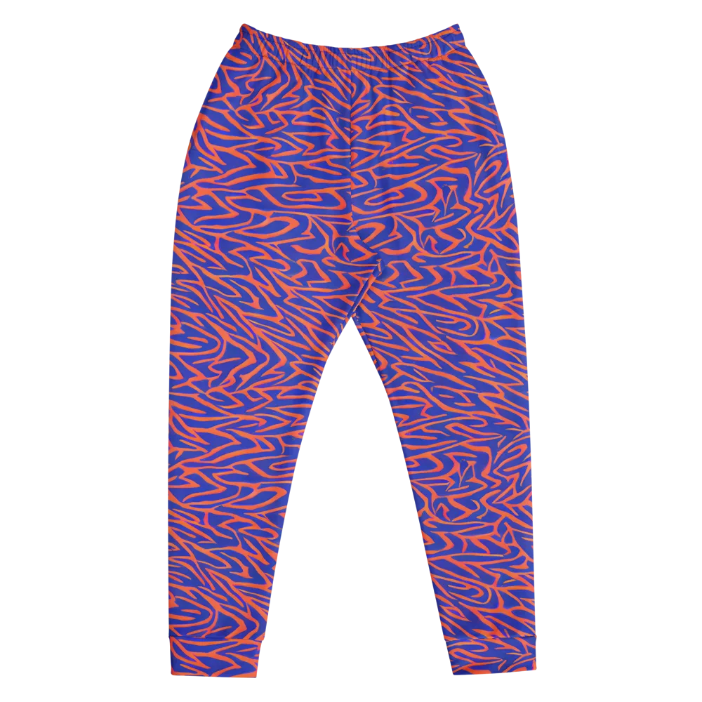 Sapphire Swirl on Men's Joggers — Front