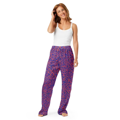 Sapphire Swirl on a Women's Pajama Pants
