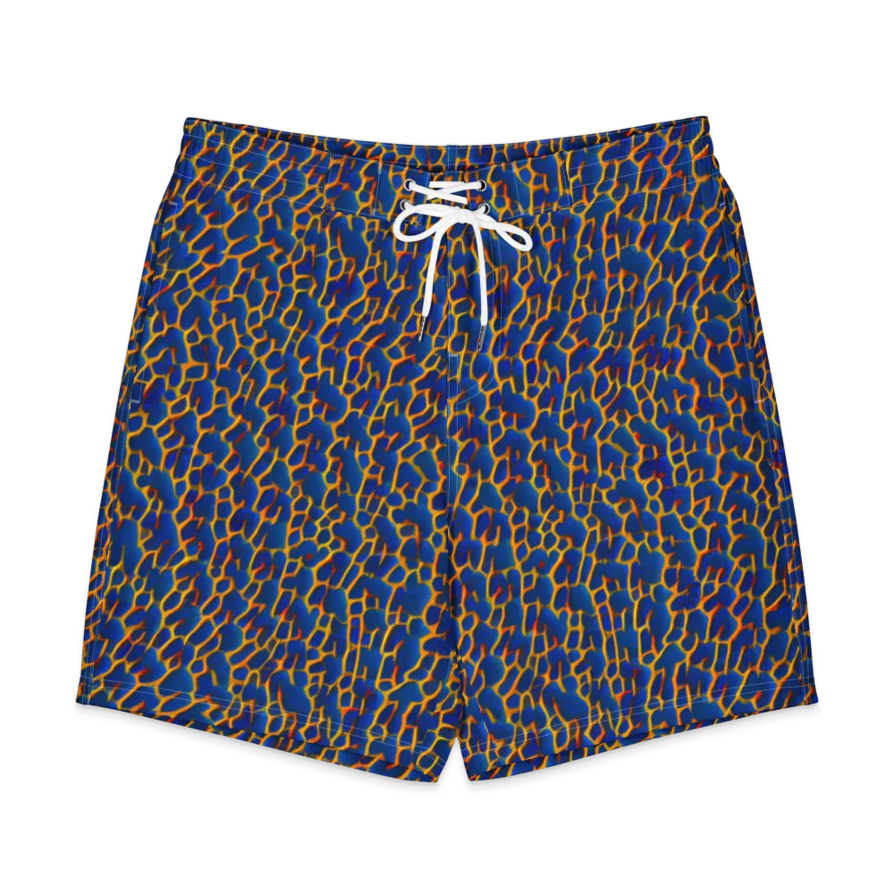 Crimson Creepers on Men's Board Shorts — Front