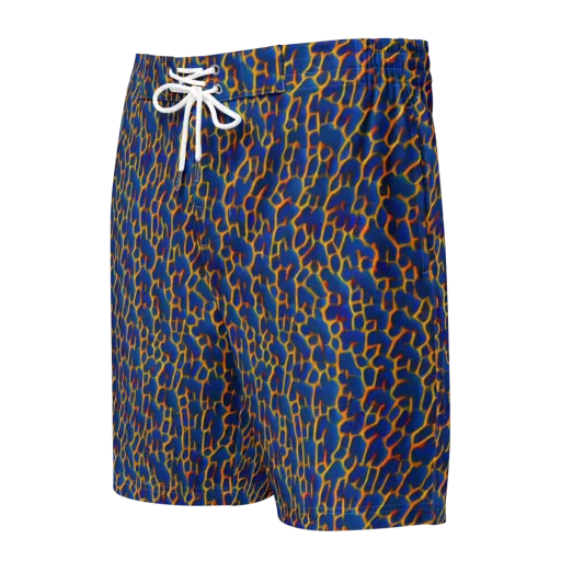 Crimson Creepers on a Men's Board Shorts