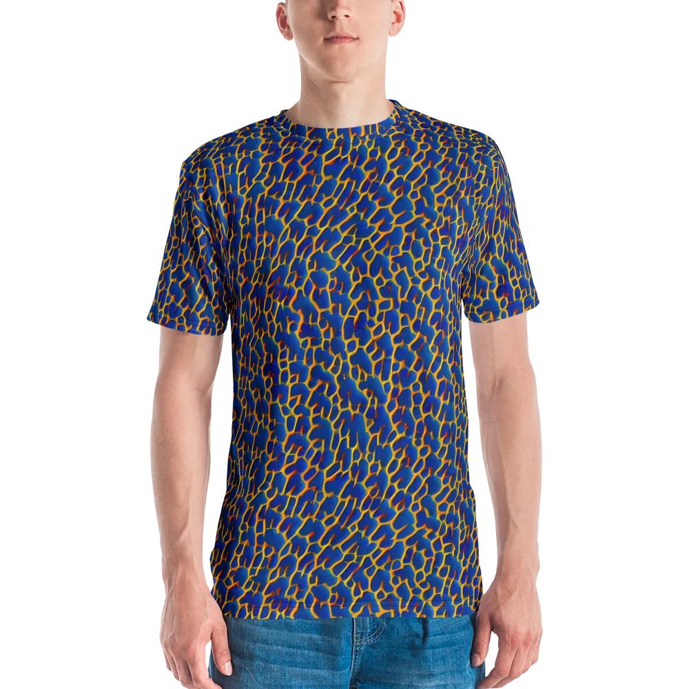 Crimson Creepers on Men's Crew Neck T-Shirt — Front