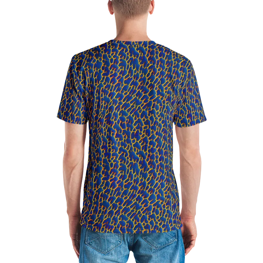 Crimson Creepers on Men's Crew Neck T-Shirt — Back