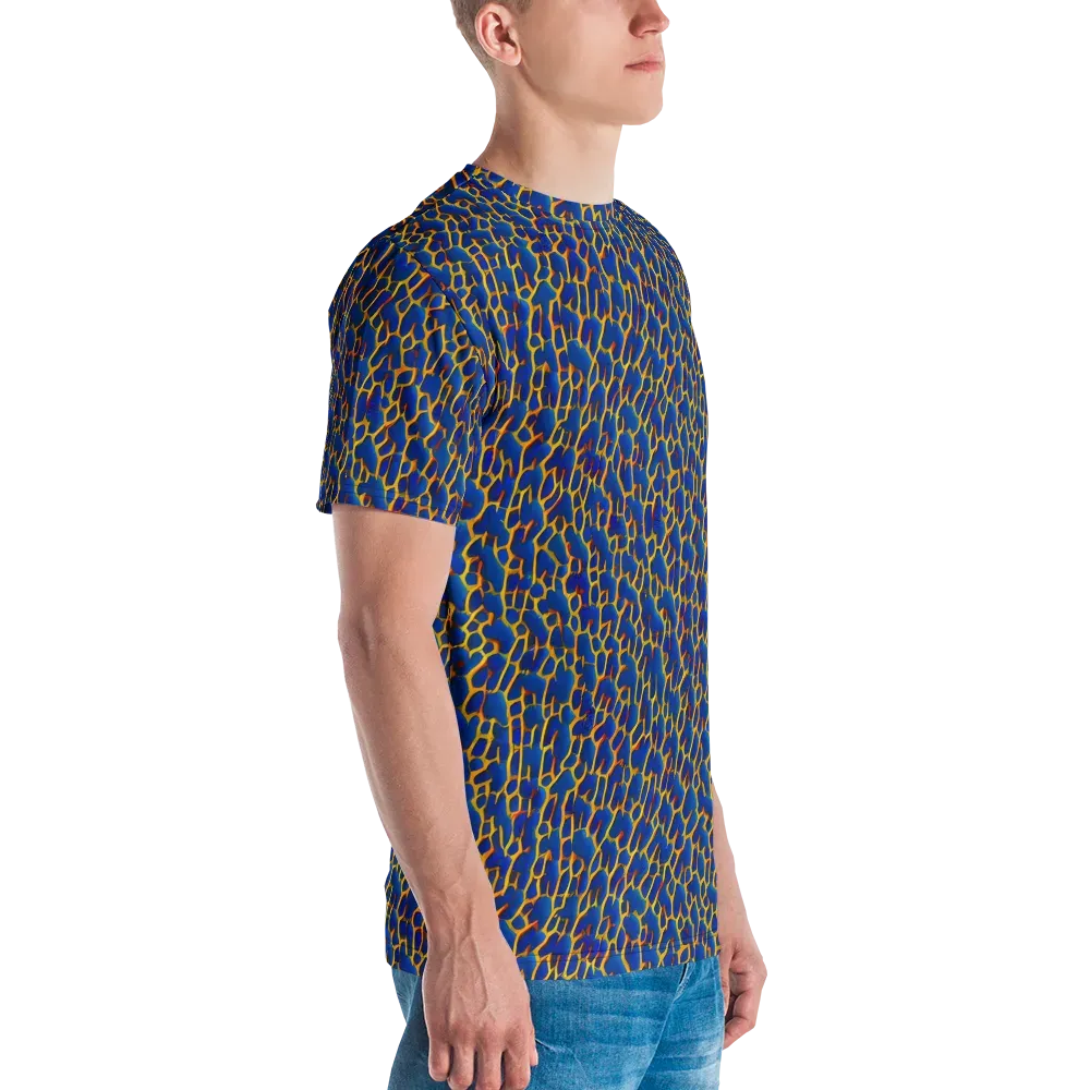 Crimson Creepers on Men's Crew Neck T-Shirt — Right