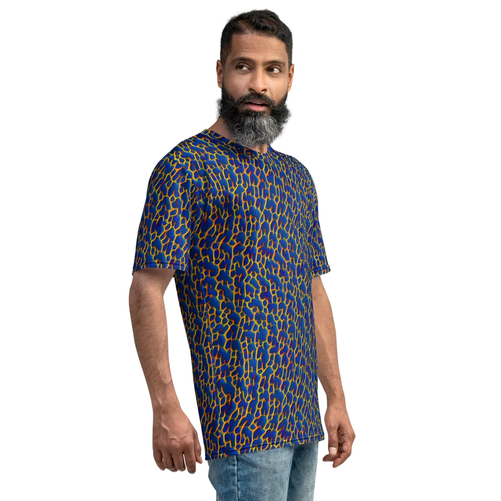 Crimson Creepers on Men's Crew Neck T-Shirt — Right