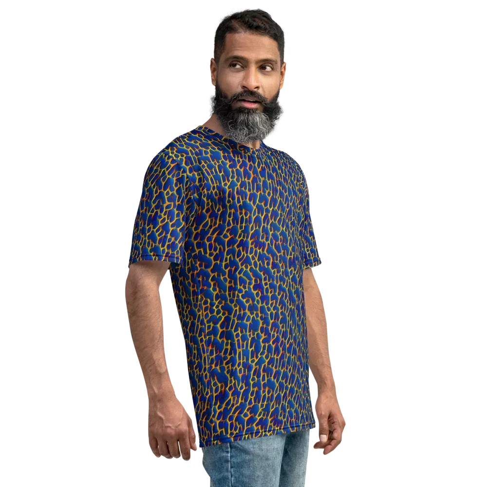 Crimson Creepers on Men's Crew Neck T-Shirt — Right