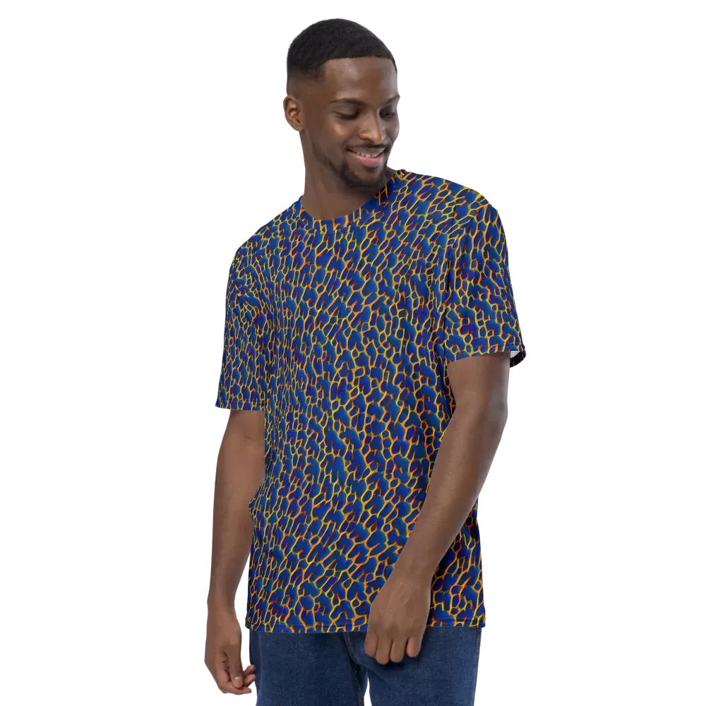 Crimson Creepers on Men's Crew Neck T-Shirt — Left