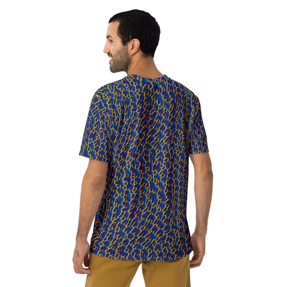 Crimson Creepers on Men's Crew Neck T-Shirt — Back