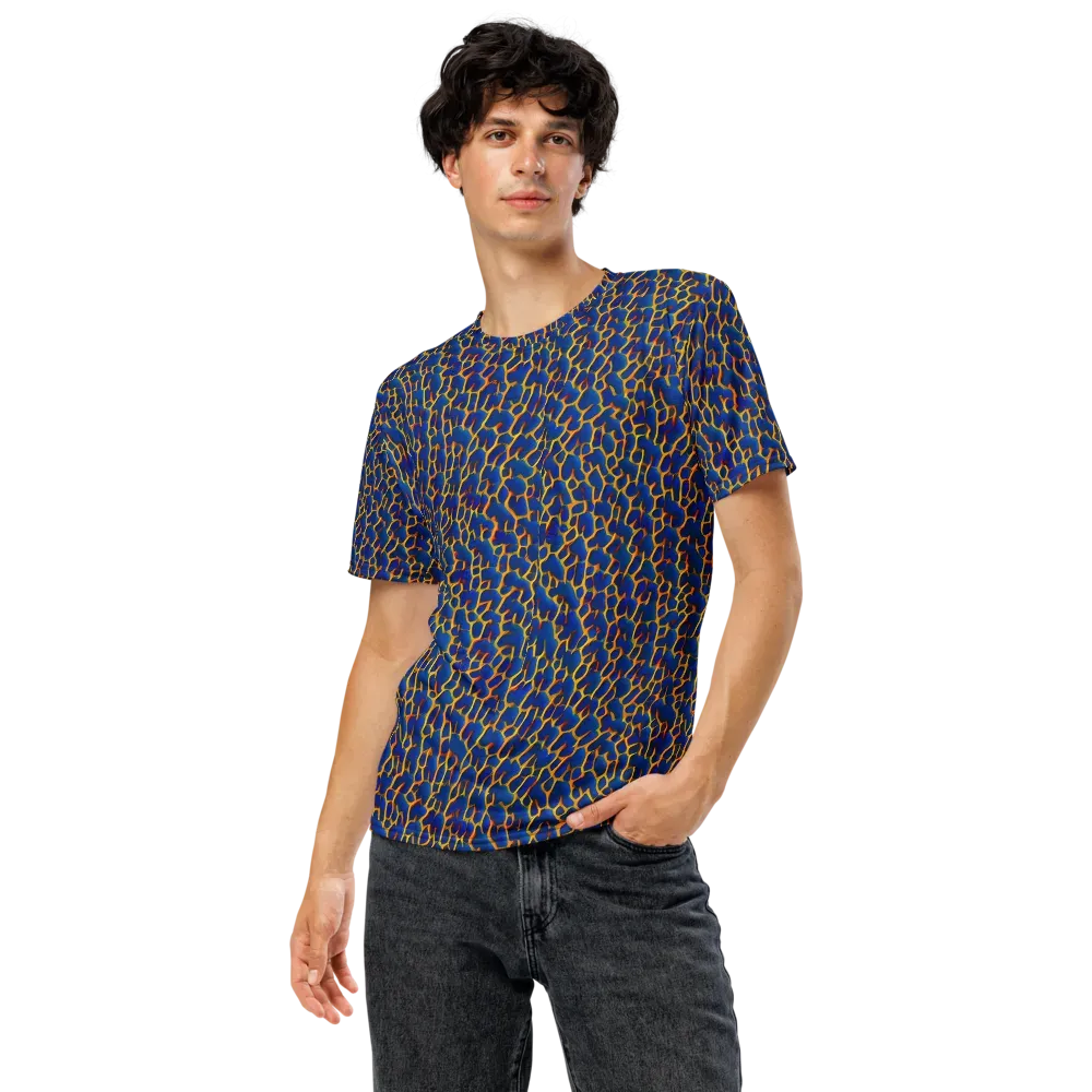 Crimson Creepers on Men's Crew Neck T-Shirt — Front