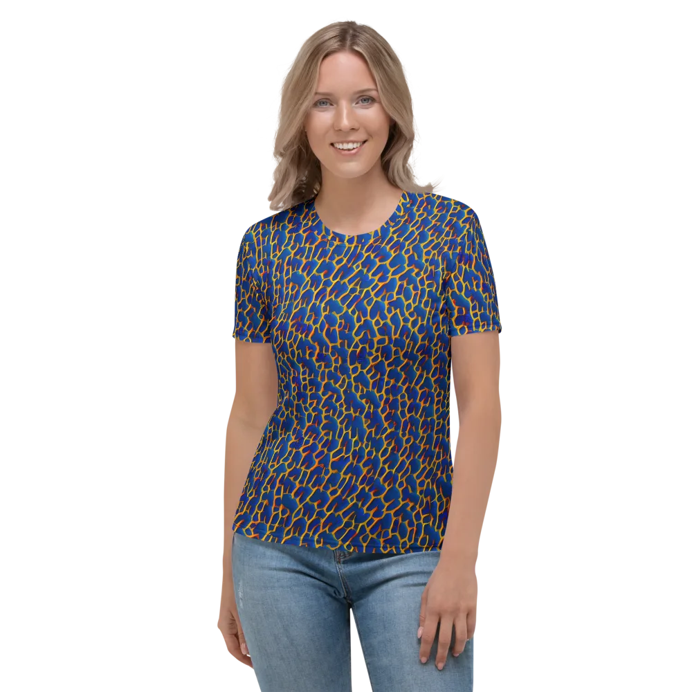 Crimson Creepers on Women's Crew Neck T-Shirt — Front