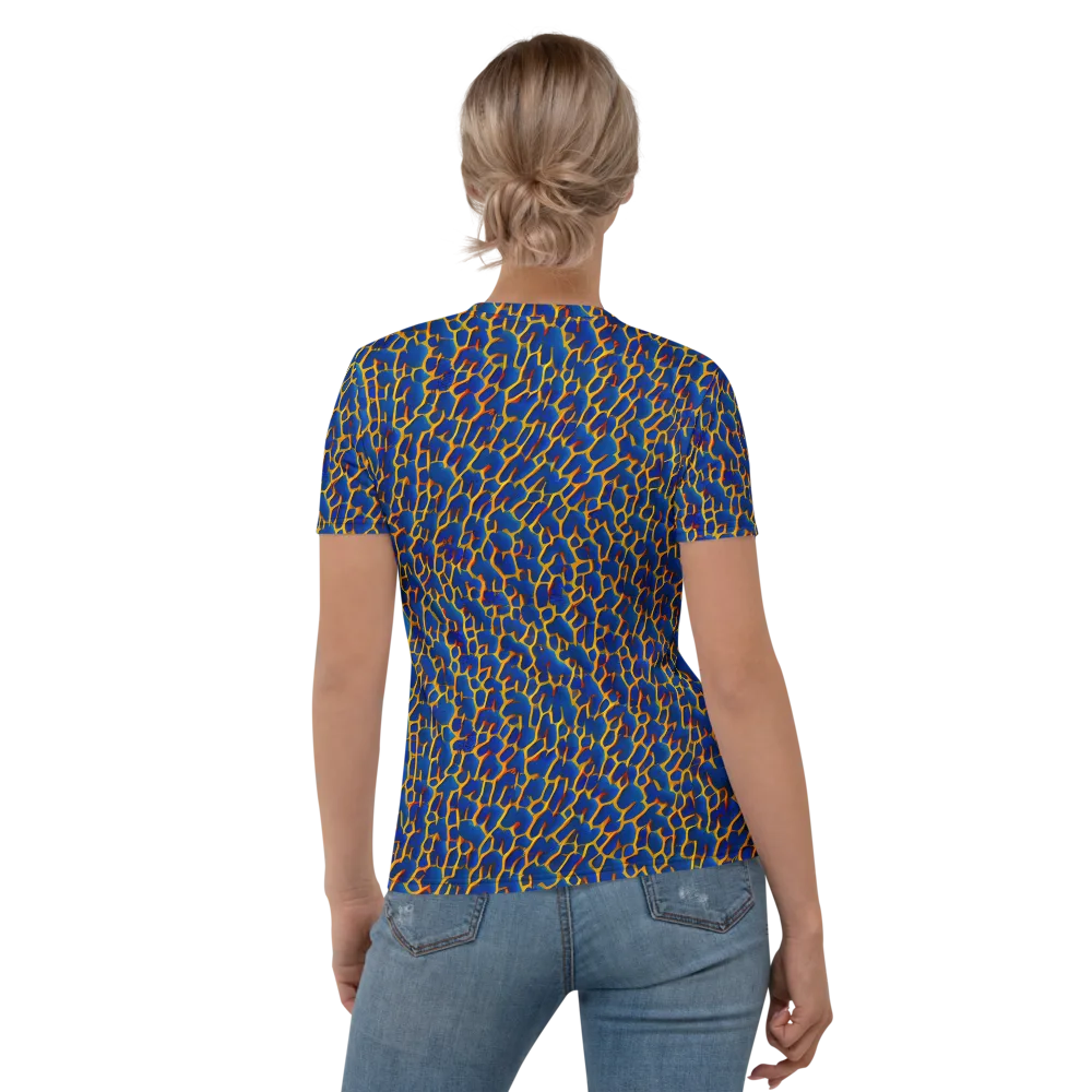 Crimson Creepers on Women's Crew Neck T-Shirt — Back