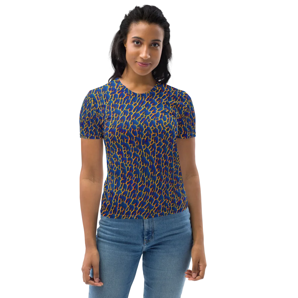 Crimson Creepers on Women's Crew Neck T-Shirt — Front