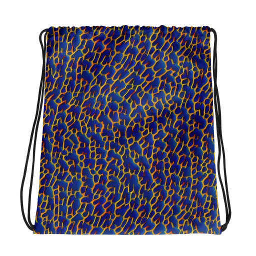 Crimson Creepers on a Drawstring Bag