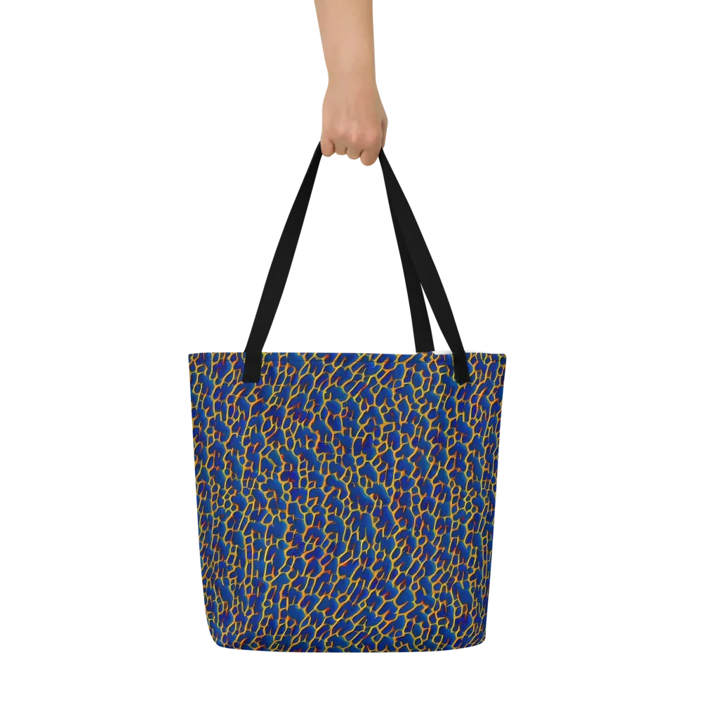 Crimson Creepers on Large Tote Bag W/ Pocket — Front