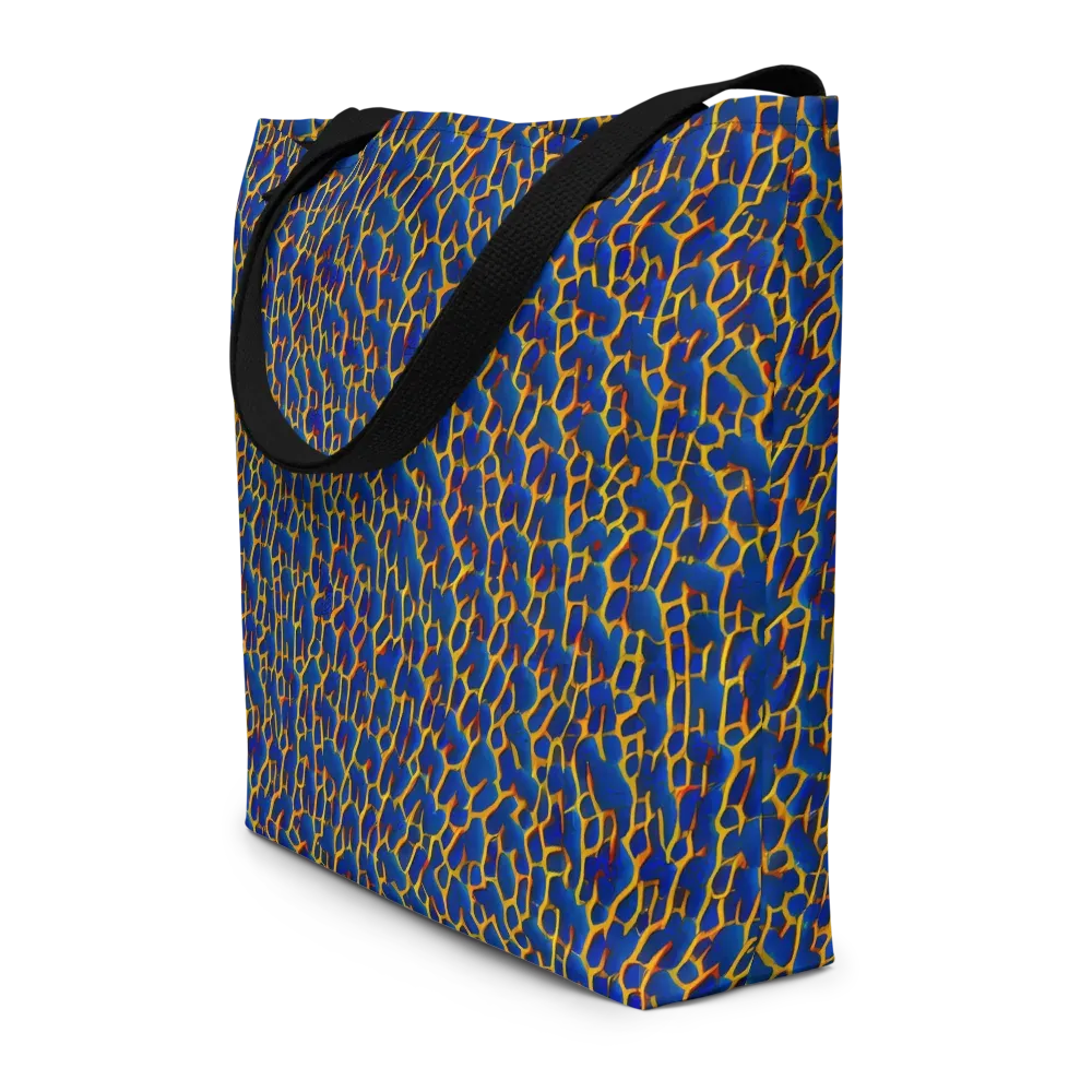 Crimson Creepers on Large Tote Bag W/ Pocket — Front