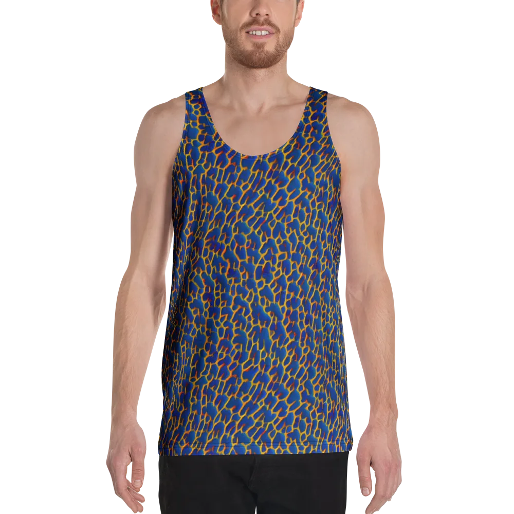 Crimson Creepers on Men's Tank Top — Front