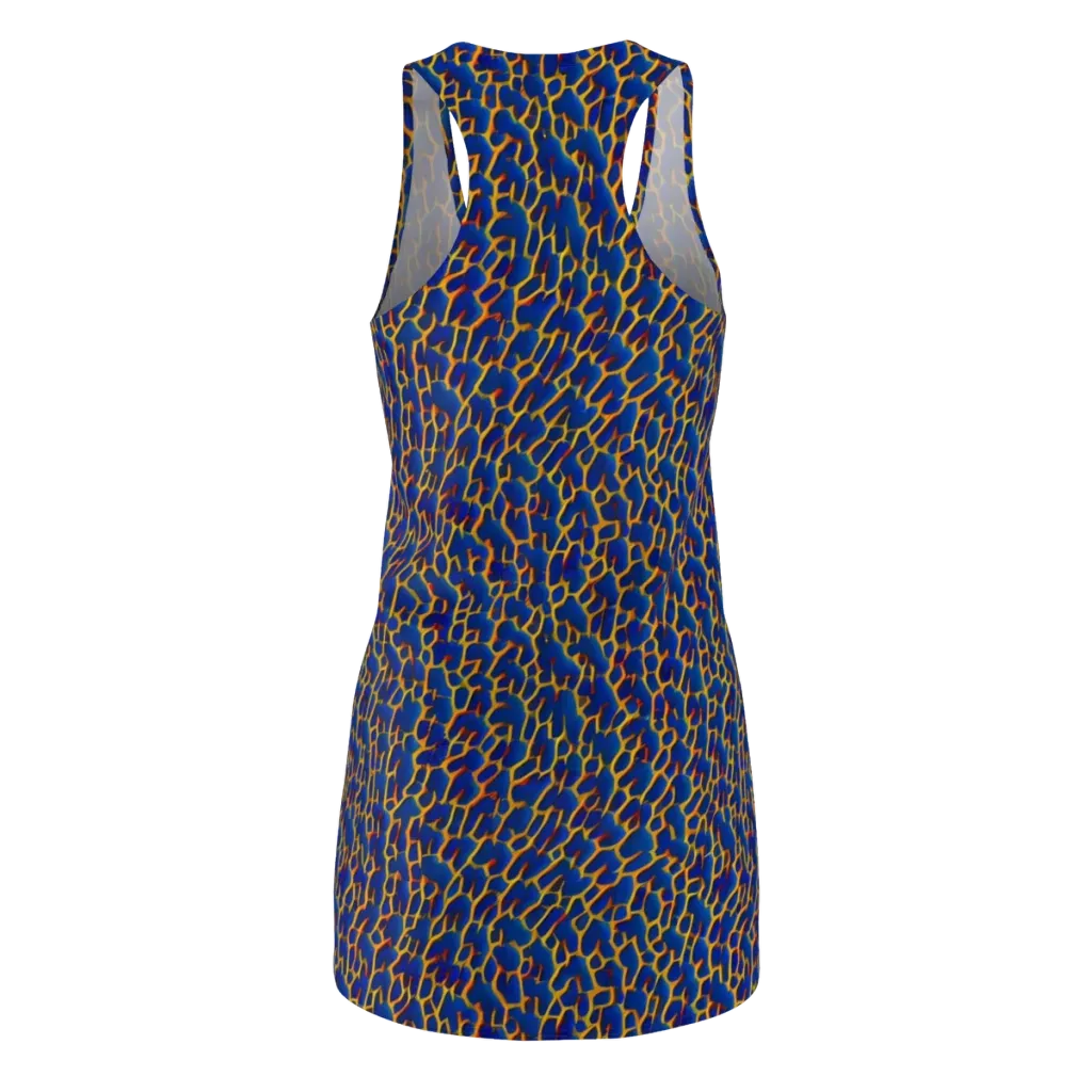 Crimson Creepers on Racerback Dress — Back