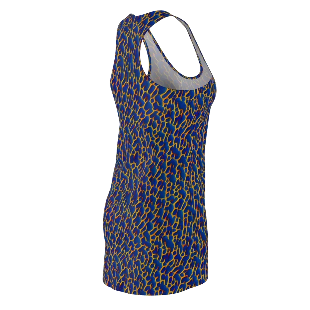 Crimson Creepers on Racerback Dress — Back Side