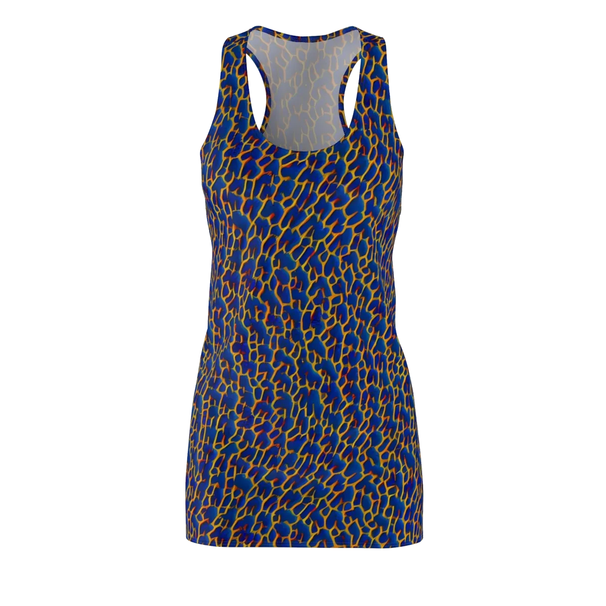Crimson Creepers on Racerback Dress — Front