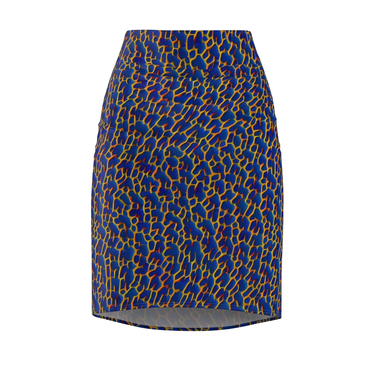 Crimson Creepers on Pencil Skirt — Front