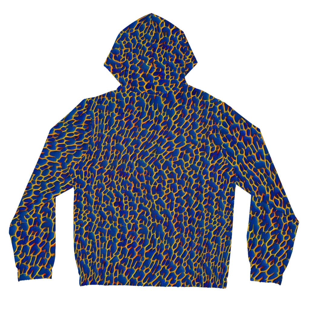 Crimson Creepers on Women's Full-Zip Hoodie — Back