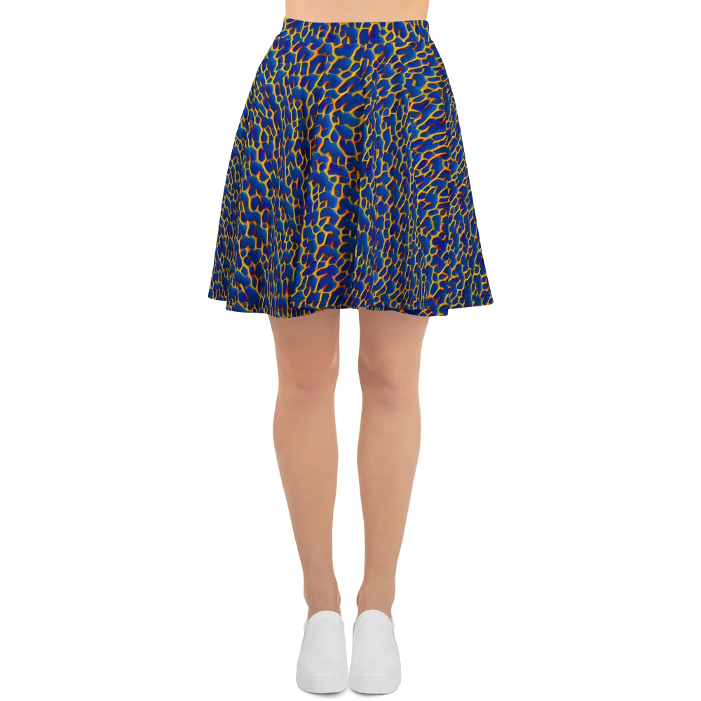 Crimson Creepers on Skater Skirt — Front